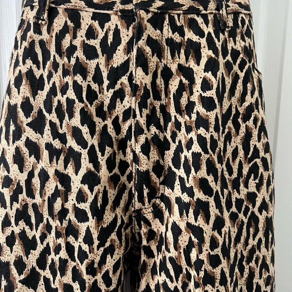 Cache Cheetah print Jeans size 14 NWT (30” waist) - Picture 6 of 12